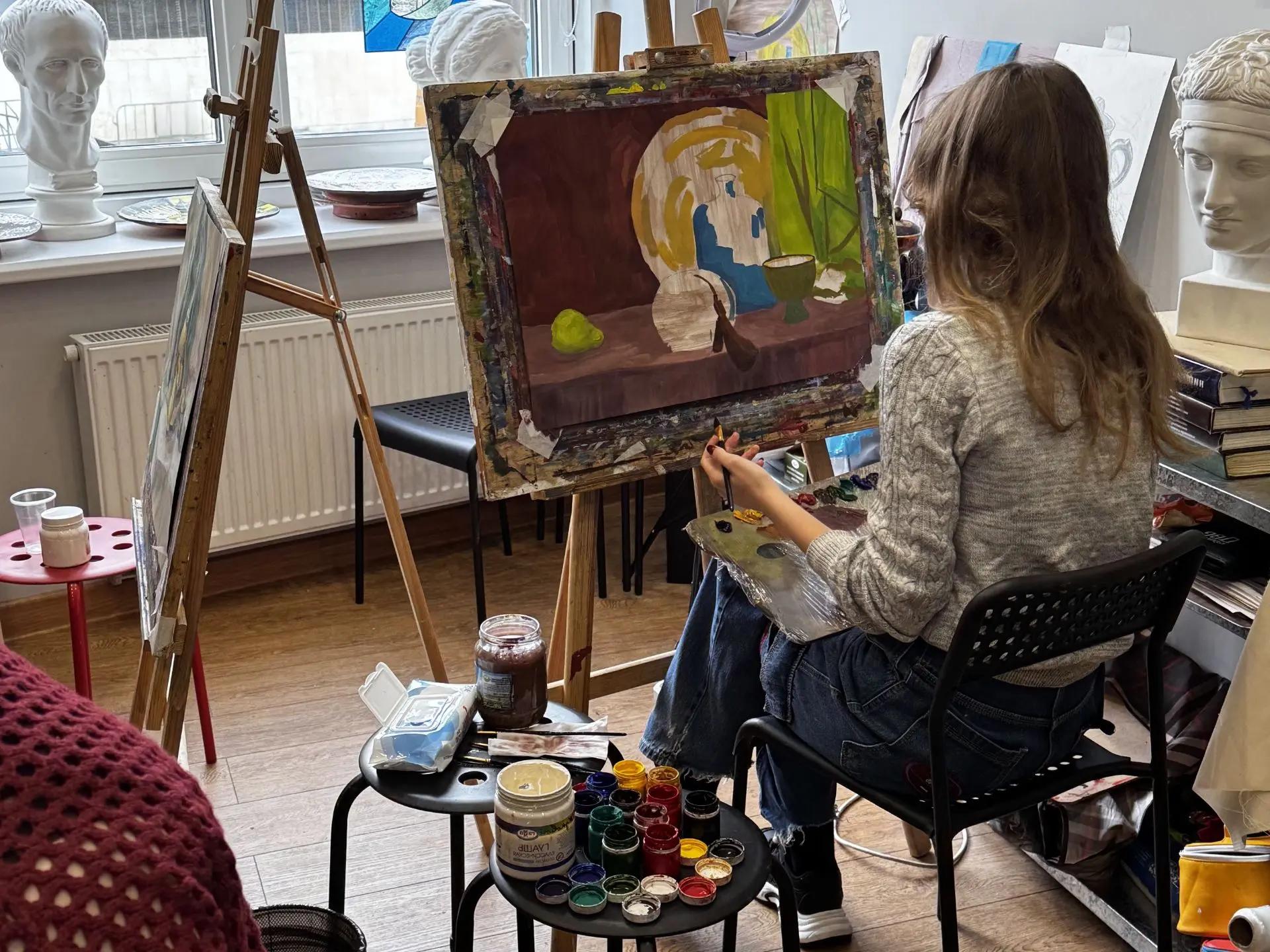Живопись в художественной студии Art Nest